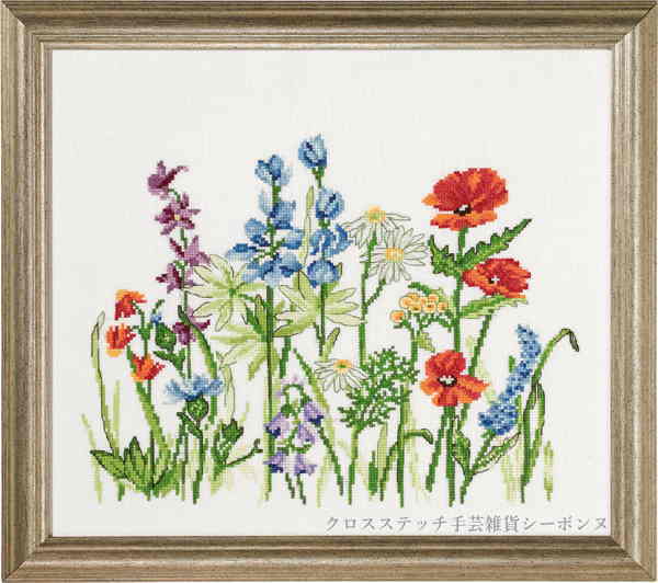 Permin of Copenhagen（ペルミン） クロスステッチ刺しゅうキット 【野の花】 デンマーク 北欧 輸入 上級者 90-0306