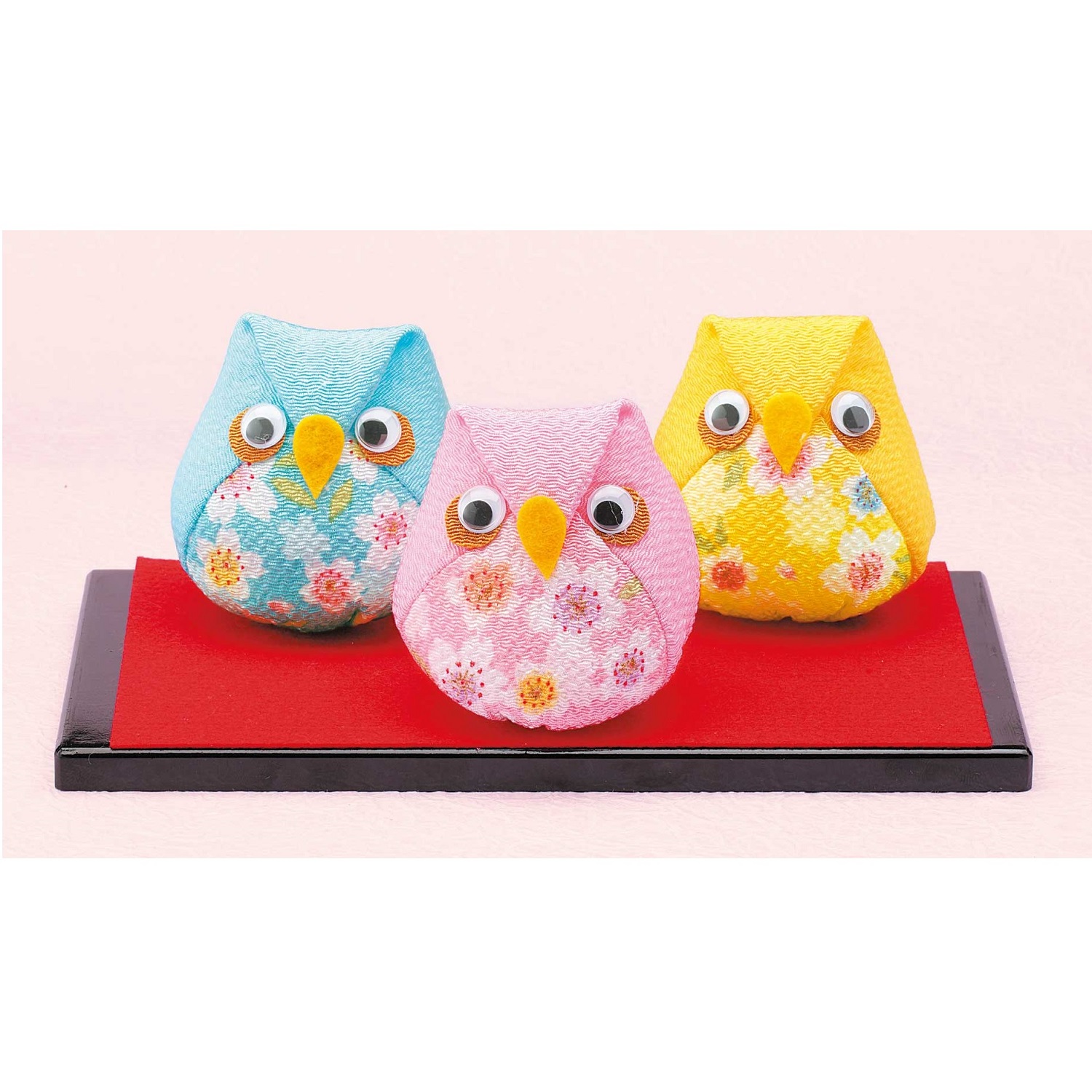 ふくろう置物 ちりめん 楽天市場】和雑貨 インテリア ふくろう 置物 ちりめん和柄 インテリア