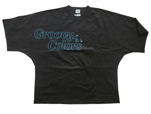 【新作】【GROOVY COLORS / 2026\u0027SS】天竺 SNOOPY ALLSTAR WIDE 影ぼうしプルオーバー (165糎/BK) (フィス)