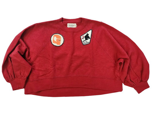 【SALE30%】【2025\u0027AW  / GO TO HOLLYWOOD  /ゴートゥーハリウッド】ウラケワイドスウェット  (F/赤)