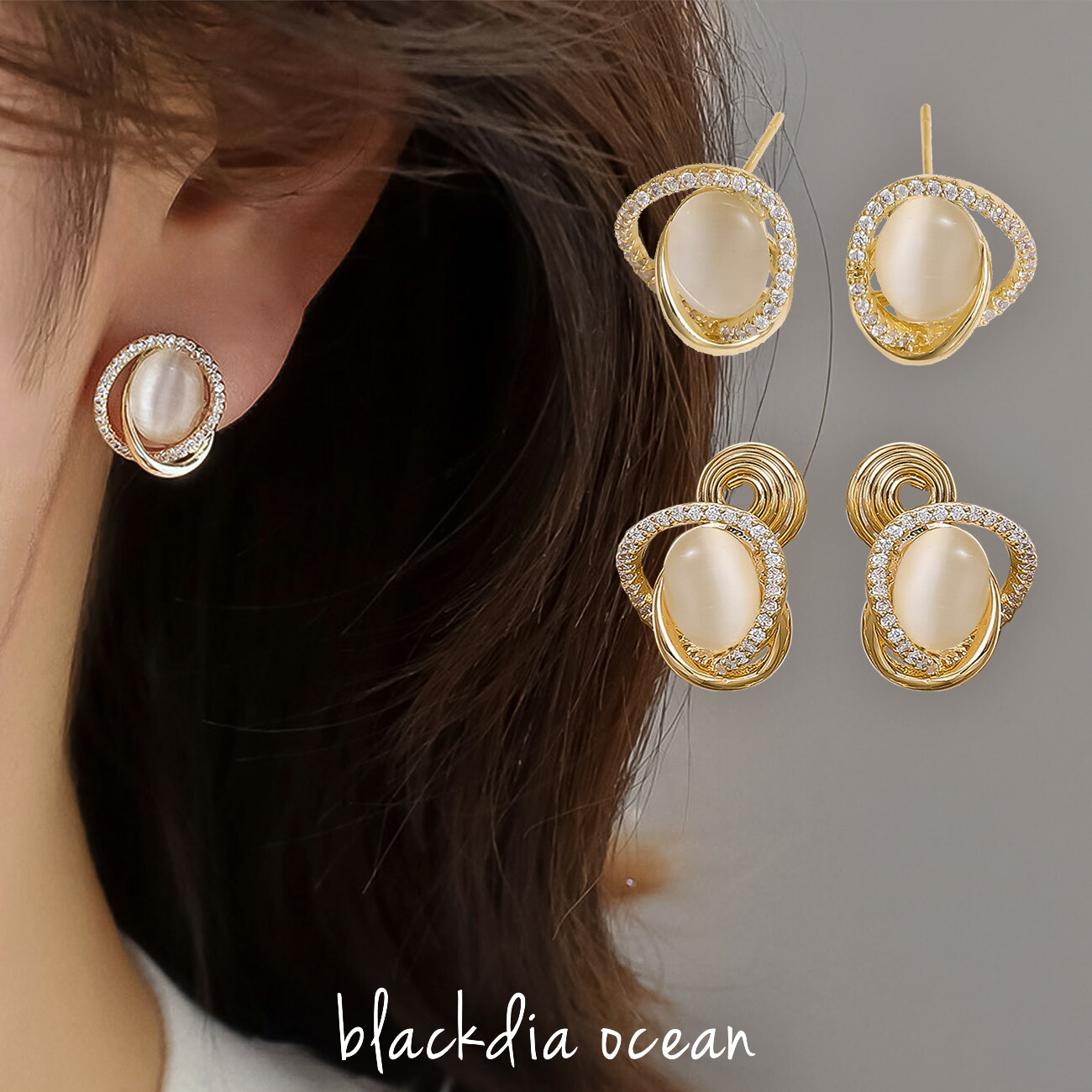 BOTTEGA VENETA ボッテガヴェネタ トライアングル ピアス イタリア正規