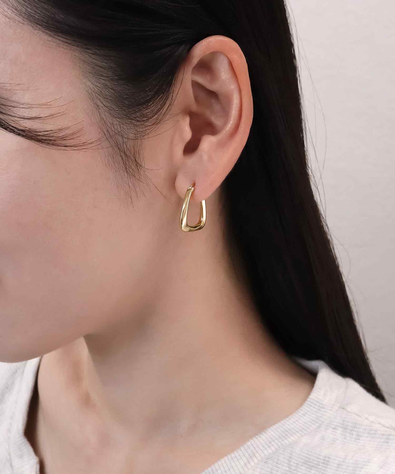 ピアス フープピアス イヤリング 金属アレルギー 対応 ニッケルフリー 
