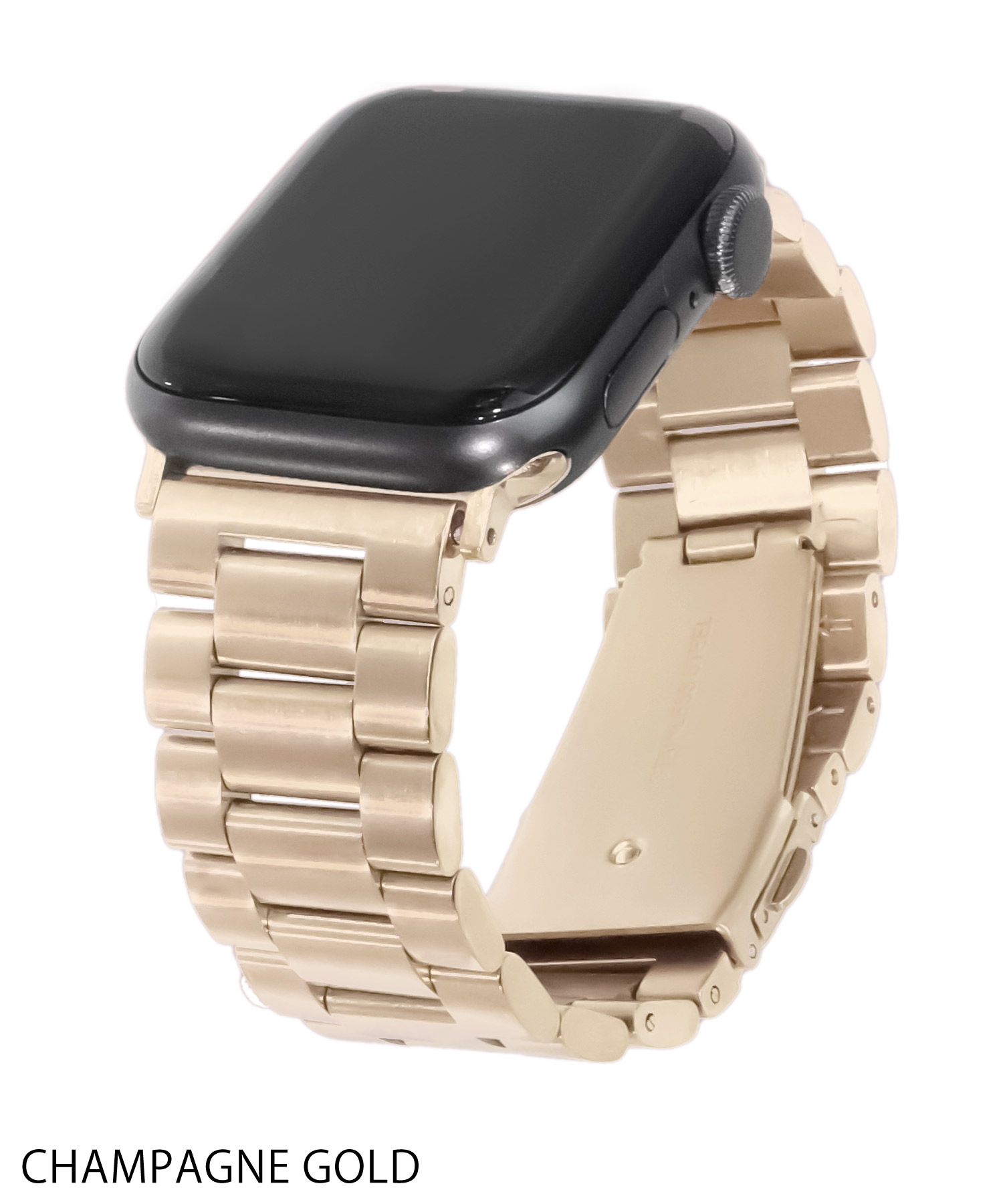 肌触りがいい コンパチブル Apple Watch バンド ステンレス製メタル