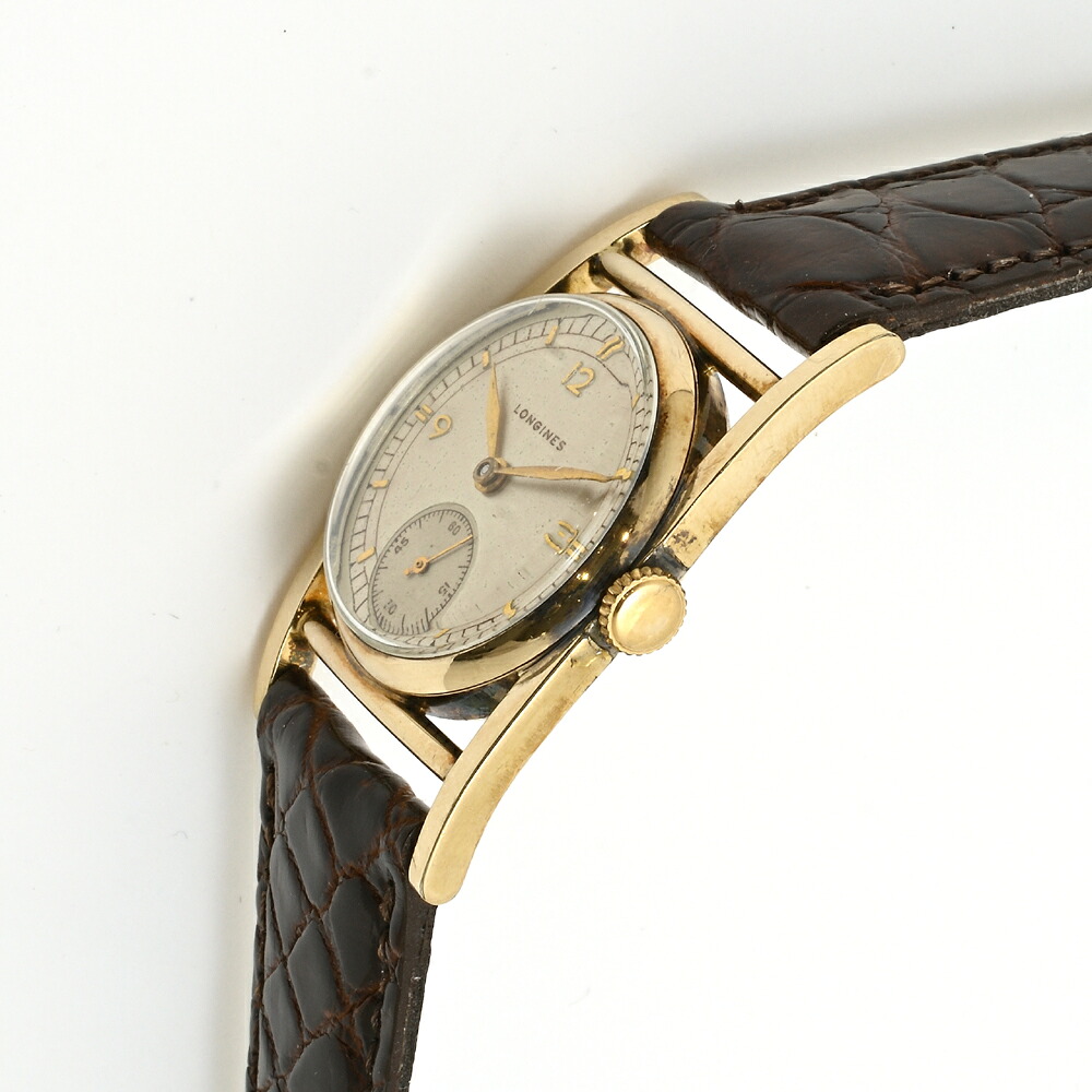 ロンジン  金張り 手巻 1940年月日 ミディアムサイズ アンティーク【中古】【一六銀行見せびらかす】LONGINES