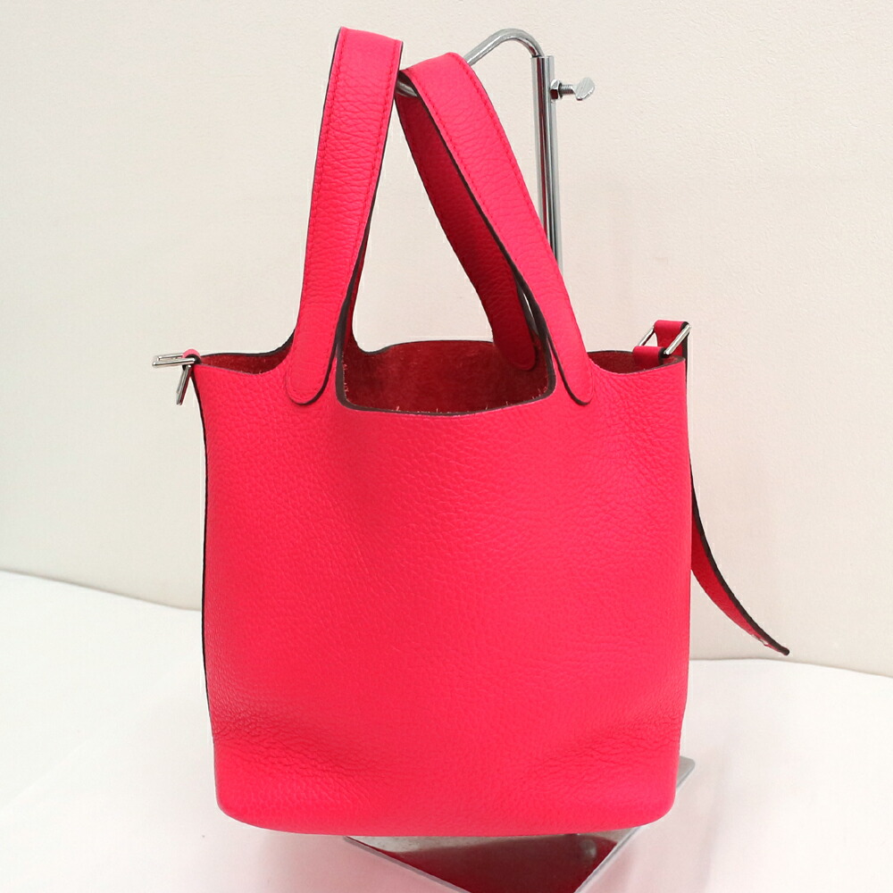 楽天市場】【HERMES】エルメス ピコタンロックMM グレー系 トリヨン