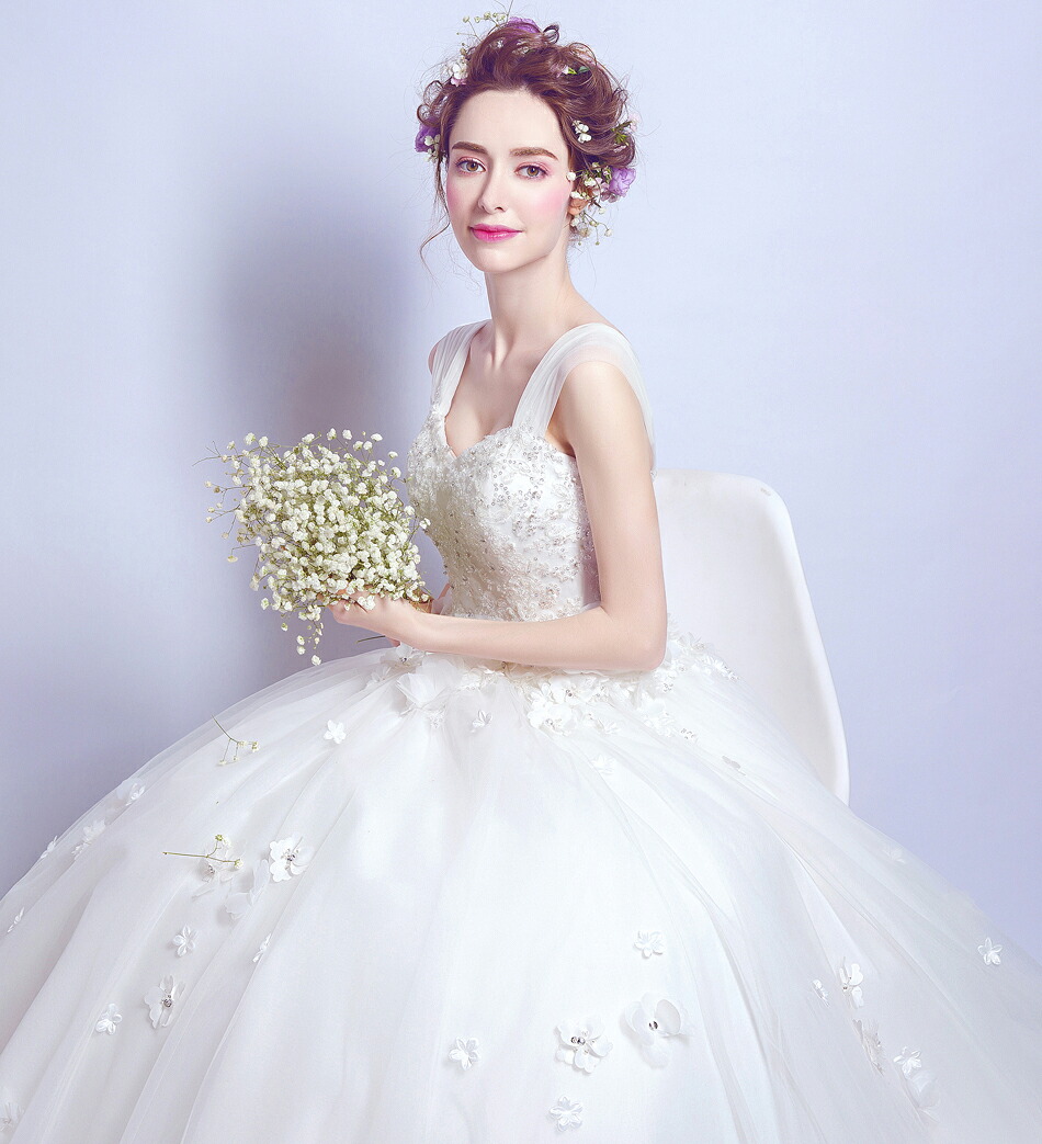 ウエディングドレス 二次会 フォマールドレス 花嫁 ドレス ウェディングドレス 結婚式 プリンセスラインドレス ブライダル ロングドレス パーティードレス エンパイア 大きいサイズ オフホワイト サッシュリボン 披露宴 発表会 XXS XS S M L XL XXL XXXL 前撮り 後撮り 挙式|渋谷ウイングス