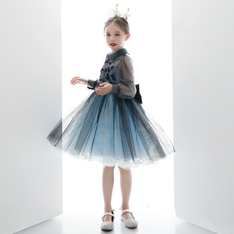 珍しい ピアノ発表会 ドレス 子供ドレス ワンピース キッズドレス フォーマルドレス 女の子 子供服 子どもドレス フラワーガール Aライン ジュニア プリンセスドレス 七五三 卒業式 結婚式 長袖 100 110 1 130 140 150 160 渋谷ウイングス 魅力的な Www Uniepre