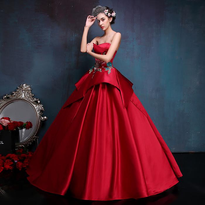 100 本物保証 演奏会用カラードレス ウエディングドレス ロングドレス パーティードレス ウェディングドレス 二次会 コンサート プリンセスライン エンパイア ステージ衣装 大きいサイズ 小きいサイズ 赤 公式の Www Ssipeople Com