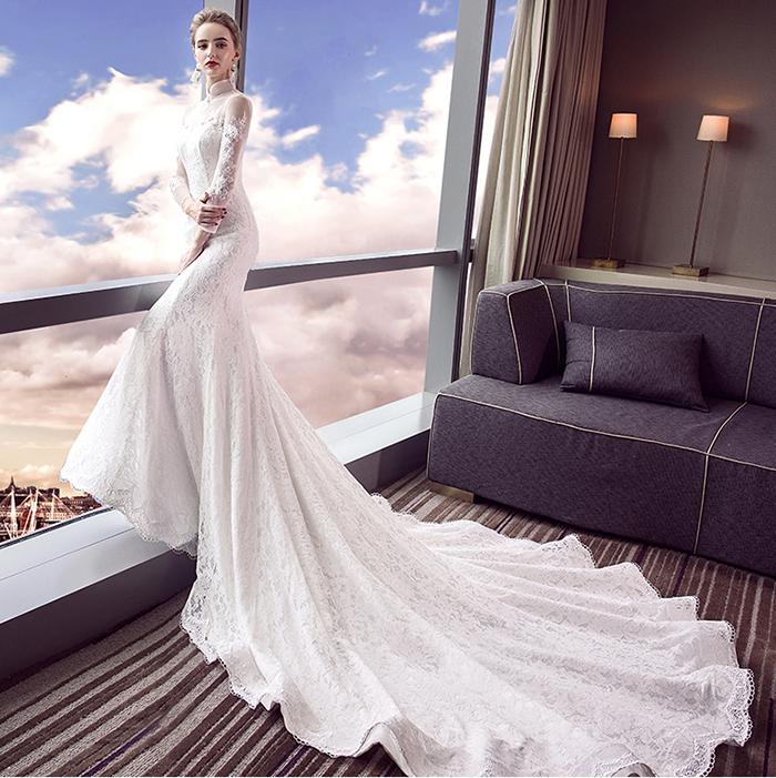 楽天市場】マーメイドドレス ウェディングドレス ロングドレス 花嫁
