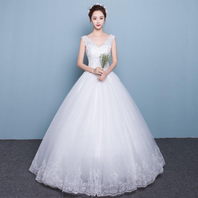 ウェディングドレス 白 オフホワイト 格安 レース 結婚式 花嫁 シンプル ロングドレス ブライダル 二次会 パーティードレス 披露宴 プリンセスドレス 大きいサイズ ウエディングドレス 前撮り 後撮り ウェディングフォト 小さいサイズ 海外挙式 セミオーダー