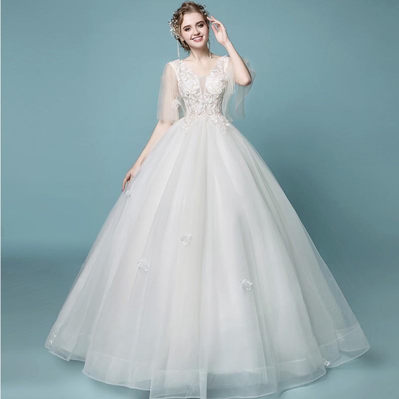 ウェディングドレス 安い 結婚式 白 オフホワイト ブライダル ドレス 花嫁 プリンセスラインドレス ロング ウエディングドレス 披露宴 二次会 パーティードレス 前撮り 後撮り ウェディングフォト 大きいサイズ 小さいサイズ 海外挙式 セミオーダー