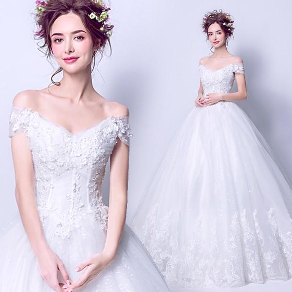 ウェディングドレス 二次会 安い 花嫁 ウエディングドレス エンパイア 結婚式 ロングドレス 大きいサイズ プリンセスライン 二次会 披露宴 演奏会 wedding dress 前撮り 後撮り ウェディングフォト 小さいサイズ 海外挙式 セミオーダー 18,115円