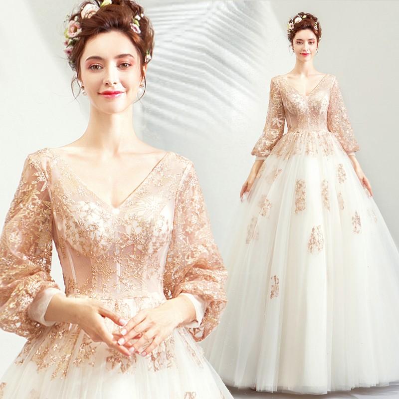 ウエディングドレス 結婚式 花嫁 プロムドレス カラードレス 安い ピアノ発表会 ドレス 演奏会 ロングドレス 二次会 パーティードレス コンサート ステージ衣装 ウェディングドレス 披露宴 前撮り 後撮り 大きいサイズ 小さいサイズ 海外挙式 23,576円