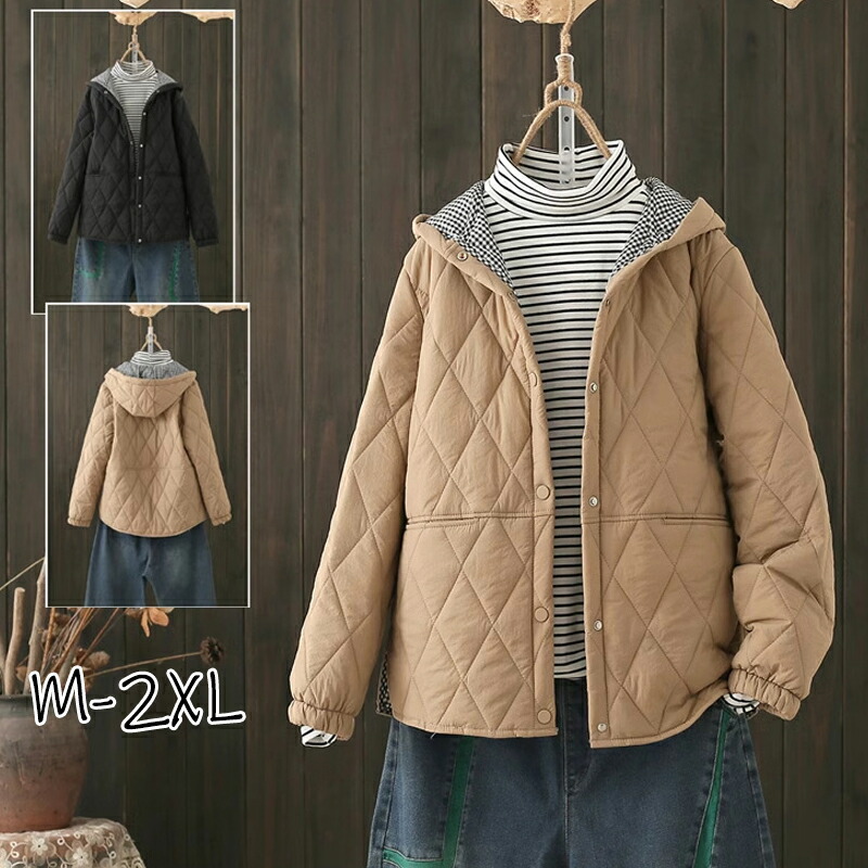 楽天市場】キルティングコート ショート コート レディース 冬