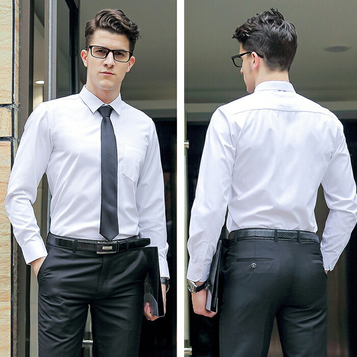 シャツ レディース 男性用 長袖 制服 オフィス リクルート ワイシャツ フォーマルシャツ 女性用 スーツ ブラウス ビジネス