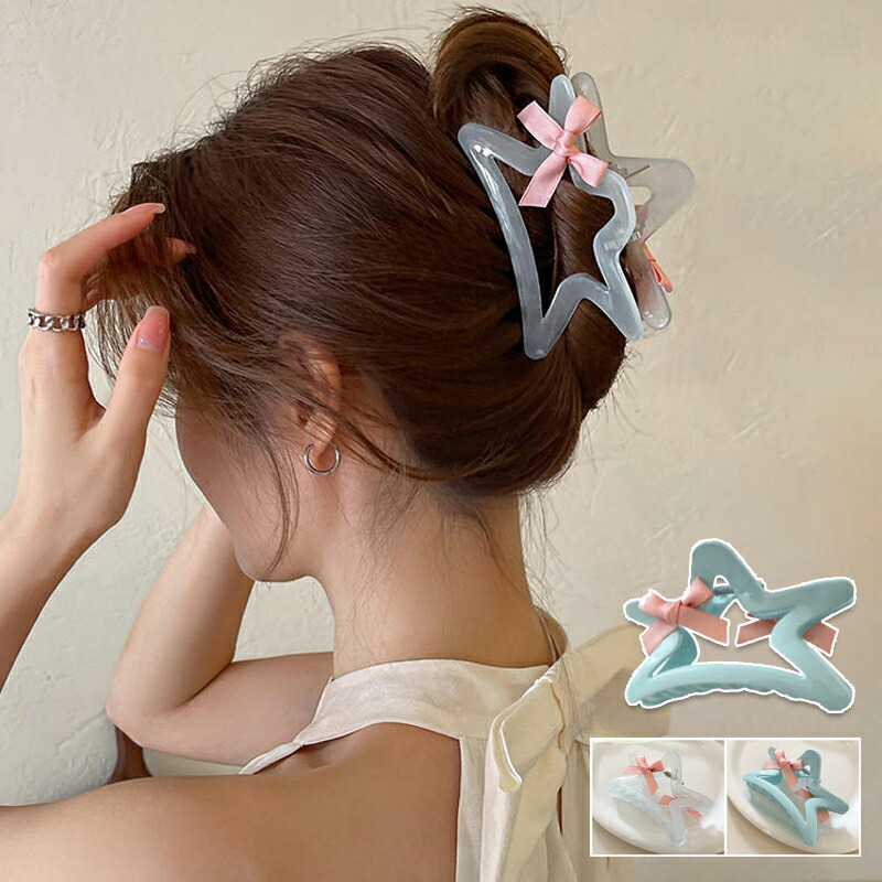 楽天市場】【2点30％OFFクーポン対象】星型 バンスクリップ 星 スター
