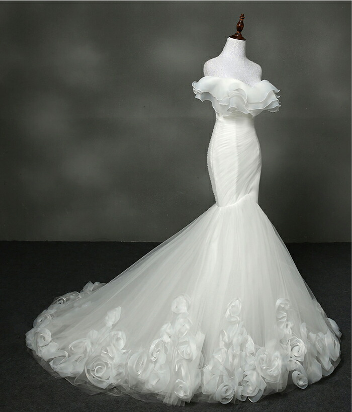 ウェディングドレス 人魚 ノースリーブ 婚礼の儀 wedding dress 花嫁御寮 ウェデイングドレス 婚礼の儀 交歓会 ロングお召しもの マーメイドラインドレス 彼者誰時お召しもの フォーマル 告げ知らせる会 小きい大いさ ウェディングドレス-レディースファッション