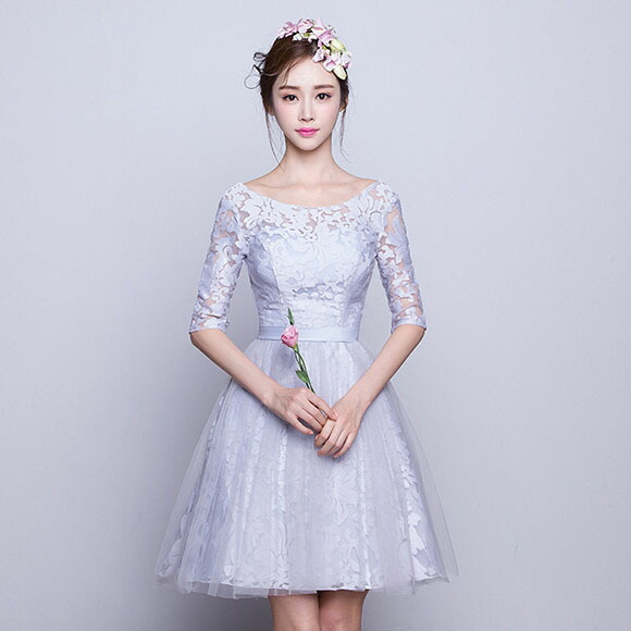 ブライズメイドドレス ミニドレス カラードレス 袖あり ウェディングドレス 結婚式 カラーミニドレス ブライズメイド ワンピース 二次会 パーティドレス 披露宴 パーティー ワンピース 演奏会 ミニレディース コンサート 女の子 キッズドレス 子供ドレス 発表会 ピアノ発表会｜渋谷ウイングス