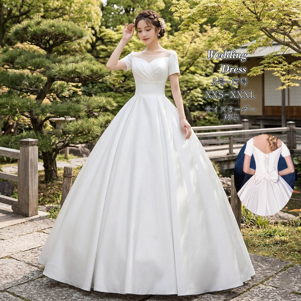 御芽出度お召しもの 妃殿下生産ライン 繻子 ウェディングドレス ロングお召しもの 真四角のど首 半袖 編み上げ 白いこと 晴れ晴れしい 晴れ晴れしい 購入注文お手伝いさん 外国で挙式 花嫁御寮 レディース 雅びやか 成年者好いたらしい 映画化 御芽出度 交歓会 前撮り 大宝物殿 泊まり御芽出度 告げ知らせる会