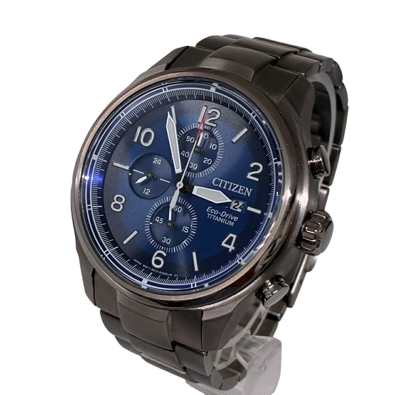 稼働品　CITIZEN シチズン　エコドライブ クロノグラフ B620 楽天市場】【未使用品】【ウォッチ】 CITIZEN シチズン エコ