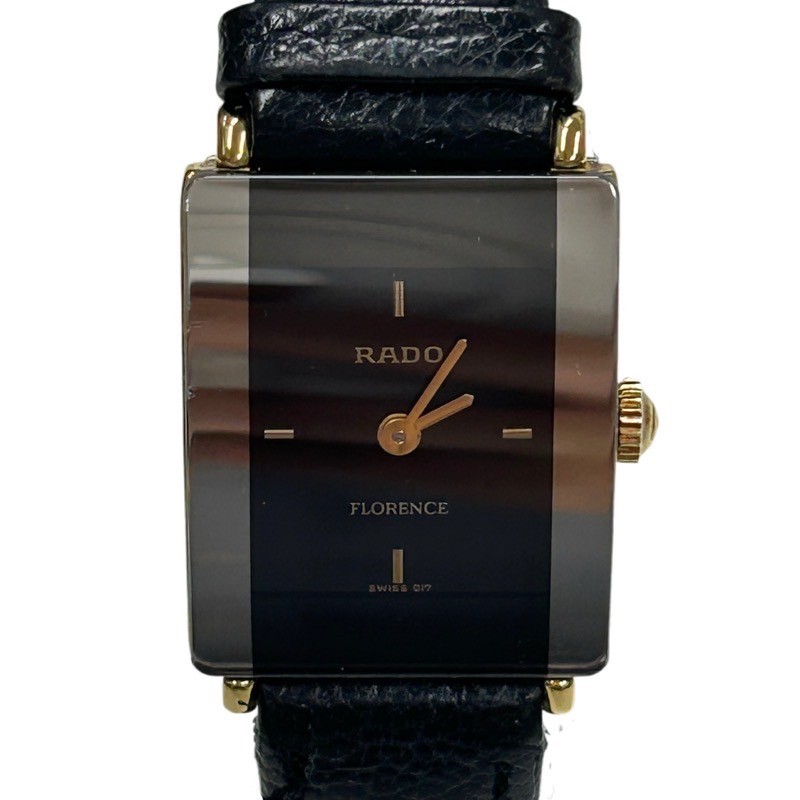 RADO sapphire crystal レディース腕時計 黒×ゴールドカラー 楽天市場】【ウォッチ】RADO ラドー フローレンス ゴールド文字