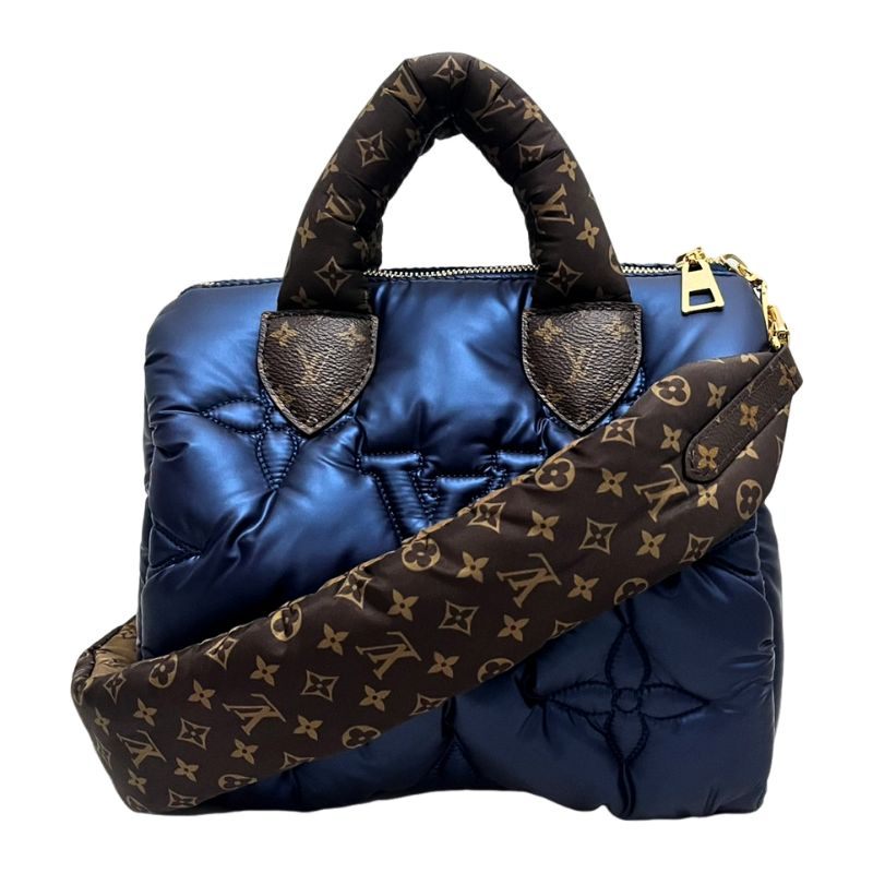 Louis Vuitton ネイビー モノグラム ハンドバッグ ルイ・ヴィトン“ネイビー”のウィメンズバッグ＆財布、モノグラム