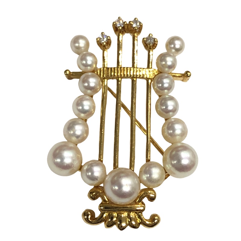 MIKIMOTO 真珠 リーフモチーフ ブローチ 楽天市場】ミキモト MIKIMOTO ブローチ リーフ 葉 銀杏 イチョウ