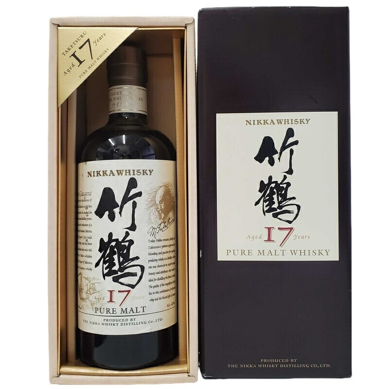 楽天市場】ニッカ 竹鶴17年ピュアモルト【EU限定】43度