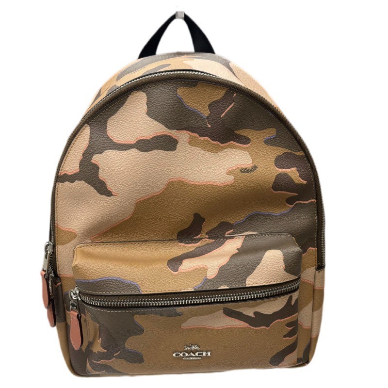 COACH コーチ　迷彩柄レザーリュック　ワイルドビースト COACH コーチ 迷彩柄レザーリュック ワイルドビースト - メルカリ