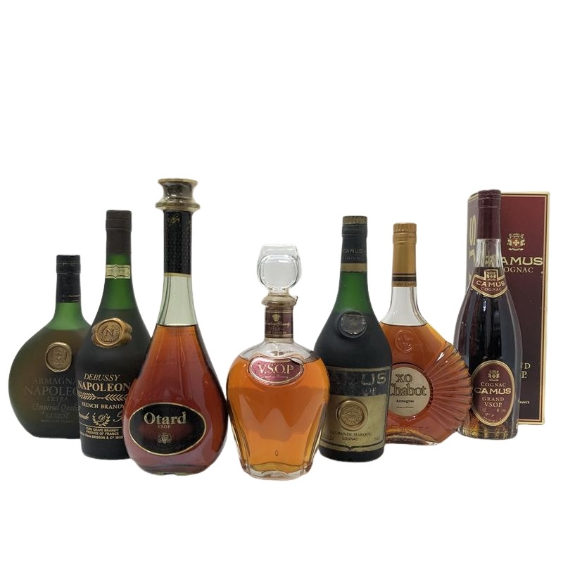 古酒　4本セット&YSL香水　ブランデー　コニャック　VSOP プティプリンス他 古酒 4本セット&YSL香水 ブランデー コニャック VSOP プティ