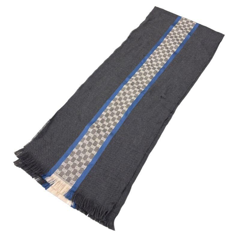 楽天市場】【グッチ】Gucci 千鳥柄 ウール 大判 ストール マフラー