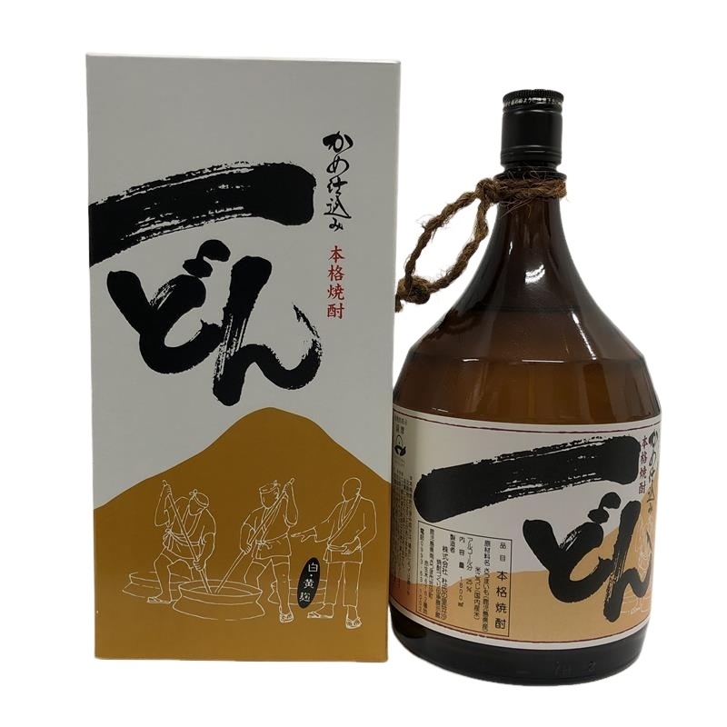 楽天市場】本格芋焼酎 かめ仕込み 一どん（いっどん） 1800ml （専用