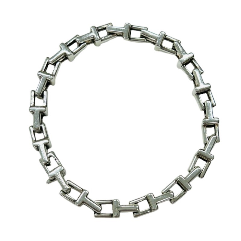 楽天市場】ティファニー ダブルハート ロープチェーン シルバー925 K18