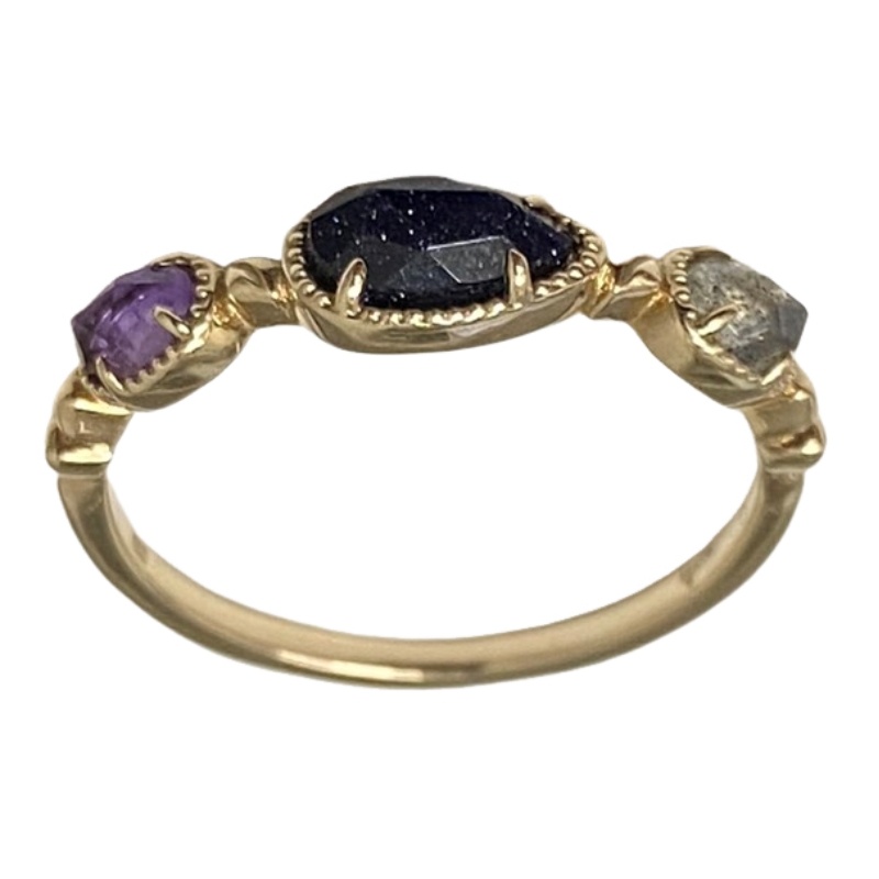 楽天市場】【agete】アガット 指輪 リング SV925 天然石 オニキス 13号