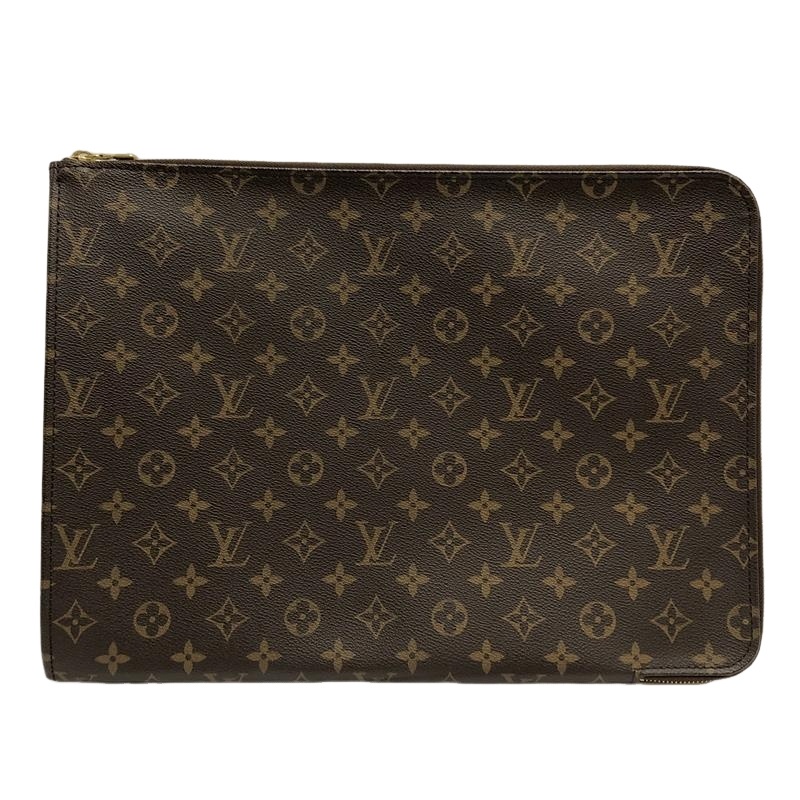 LOUIS VUITTON ルイヴィトン メンズ M53456 二番目御徒面子 ポッシュ ドキュマン 赤銅色 書きもの容れもの モノグラム 【中古】 22512R82