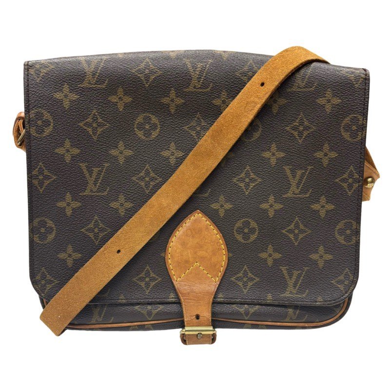 LOUIS VUITTON ルイヴィトン カルトシエール M51252 赤銅色 モノグラム ショルダーバッグ ユニ一発やる 【中古】 52601K127