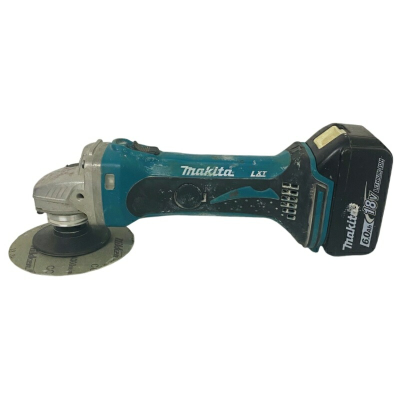 makita マキタ 申し受ける式レコード盤圧砕機 GA402DZ 18V 青み 蓄電池 BL1860B×1個 動くこと突き止める済 【中古】 42602R6
