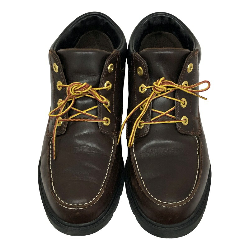 Timberland ティンバーランド メンズ シューズ A6EU1-W01 第一義的 シングル モック トゥ オックス 27.5糎 お箱 【中古】 12602K251