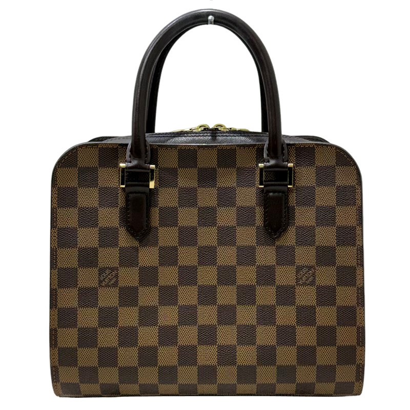 LOUIS VUITTON ルイヴィトン トリアナ N51155 ブラウン ダミエ エベヌ ハンドバッグ レディース 【中古】 22602K436｜質屋アシスト店
