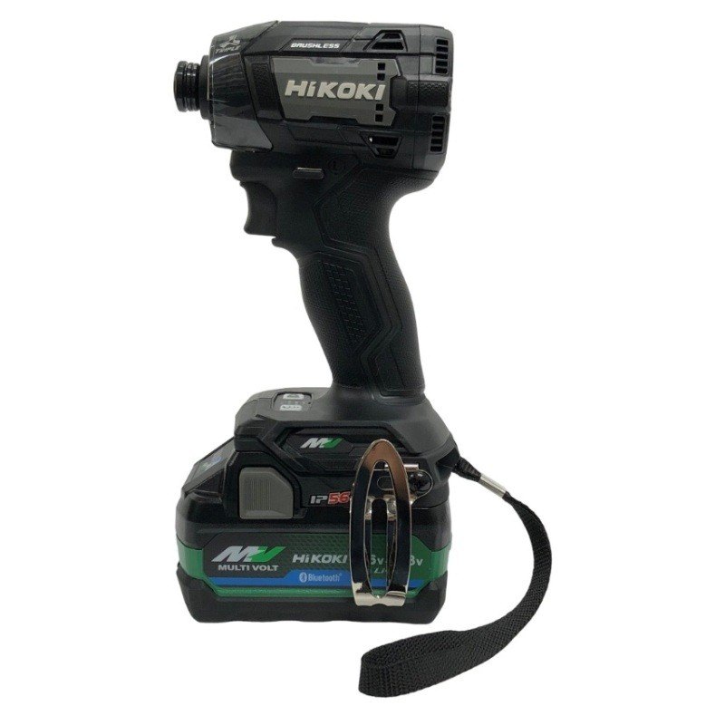 HiKOKI ハイコーキ インパクトドライバ WH36DD 2XHBSZ 36V ストロングブラック バッテリBSL36A18BX ×2 申し受ける器UC18YDML 【新品】 22604K116 穴あけ・締付工具-電動工具本体