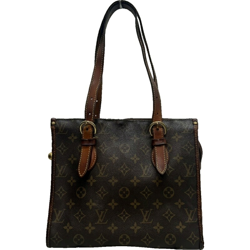 LOUIS VUITTON ルイヴィトン ポパンクール・オ M40007 ブラウン モノグラム トートバッグ レディース 【中古】 22603R54｜質屋アシスト店
