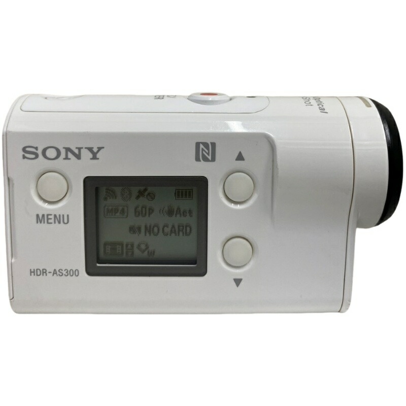 SONY ソニー デジタルHD ビデオカメラ レコーダー アクションカム HDR-AS300 ホワイト 2016年製 動作確認済 家電 電化製品 【中古】 32604R4