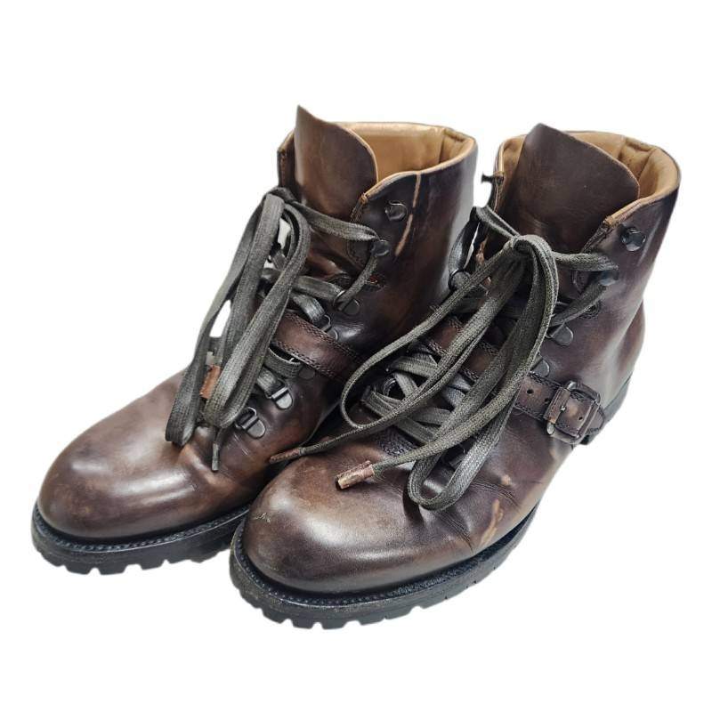 Berluti ベルルッティ ブルニコ なめし革 ブーツ 赤銅色 なめし革 8 1/2大きさ 27糎好いかげんに メンズ 【中古】 12604K268
