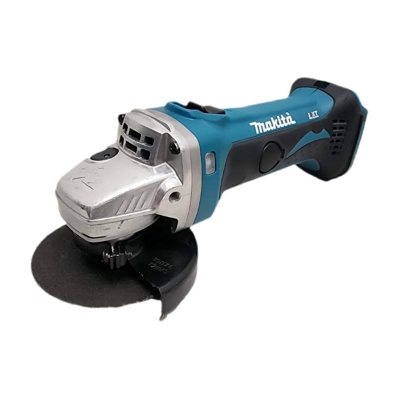 makita マキタ 申し受ける式ディスクグラインダ GA402D 青色 申し受ける器 DC18RF 動くこと突きとめる済 【中古】 22604R49