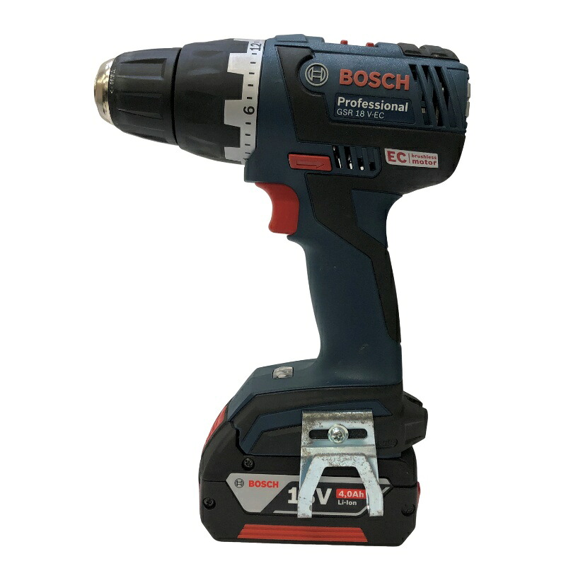 BOSCH ボッシュ バッテリードライバードリル GSR18V-EC バッテリDC18V 36/72Wh×各1 申し受ける器AL1860CV 【中古】 22604K503