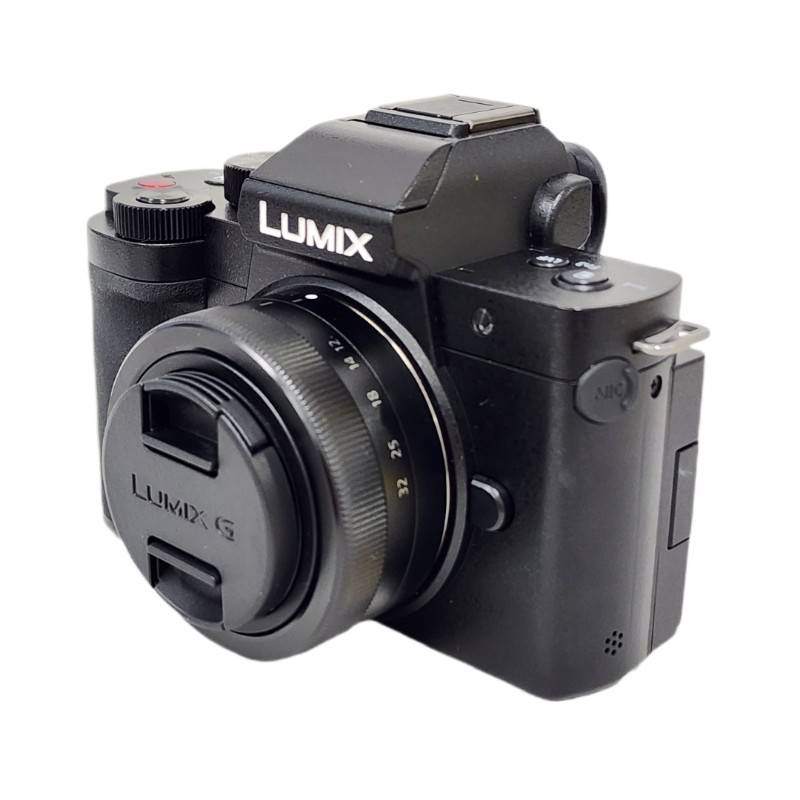 Panasonic デジタル一眼二眼レフ写真機 LUMIX DC-G100D 水晶体一揃いの道具 LUMIX G VARIO 12-32粍 F3.5-5.6 H-FS12032 【中古】 22605K564