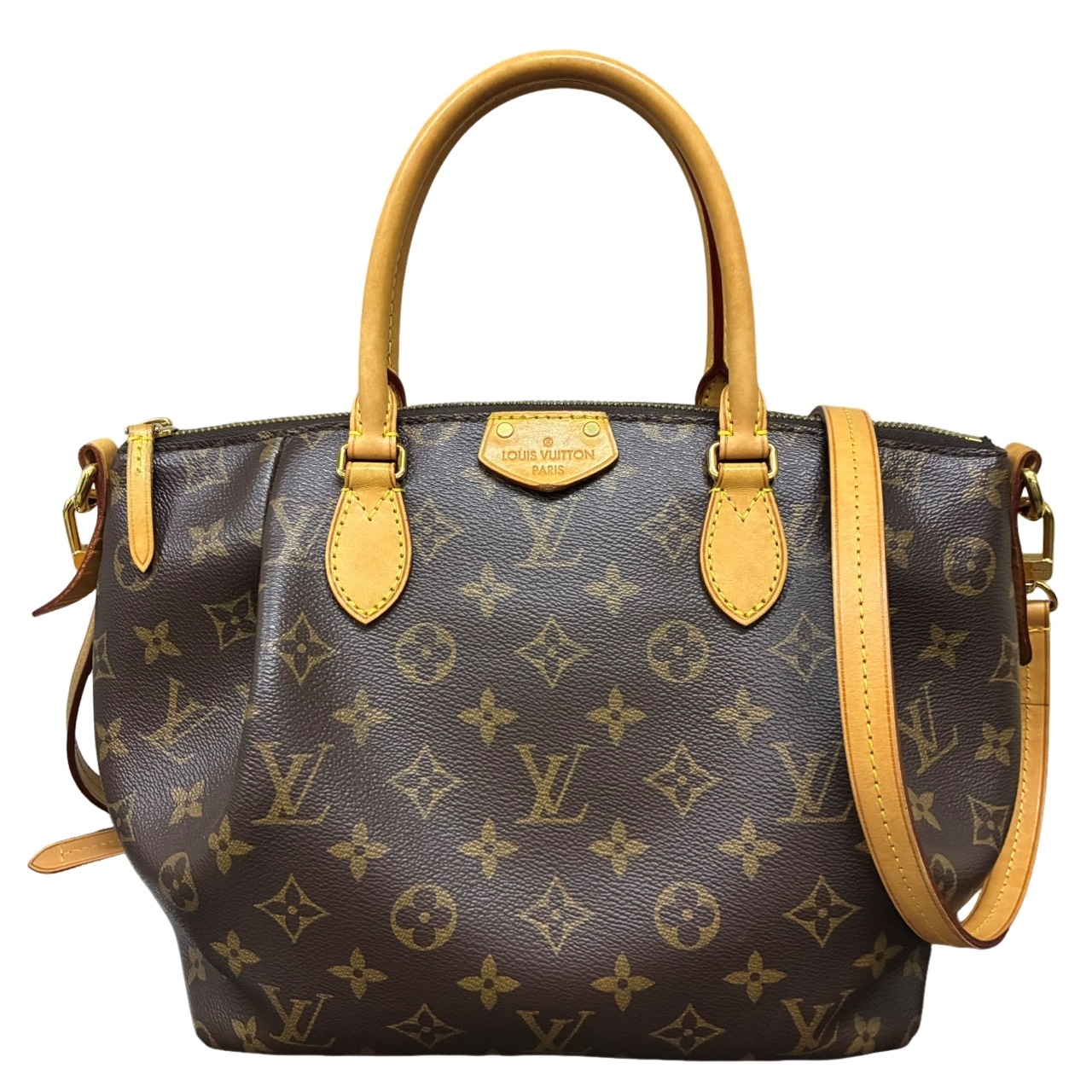 LOUIS VUITTON ルイヴィトン チュレンPM M48813 ブラウン モノグラム ハンドバッグ レディース 【中古】 42606K11|質屋アシスト店