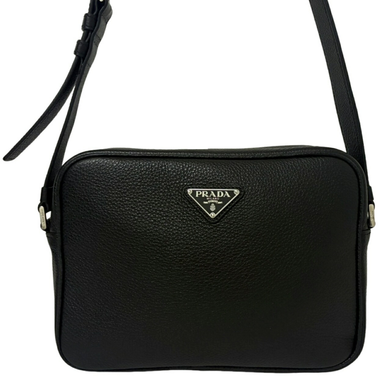 PRADA プラダ ショルダーバッグ 2VH189 2BBE F0002 黒いこと 本革（なめし革） メンズ 【中古】 42605R14