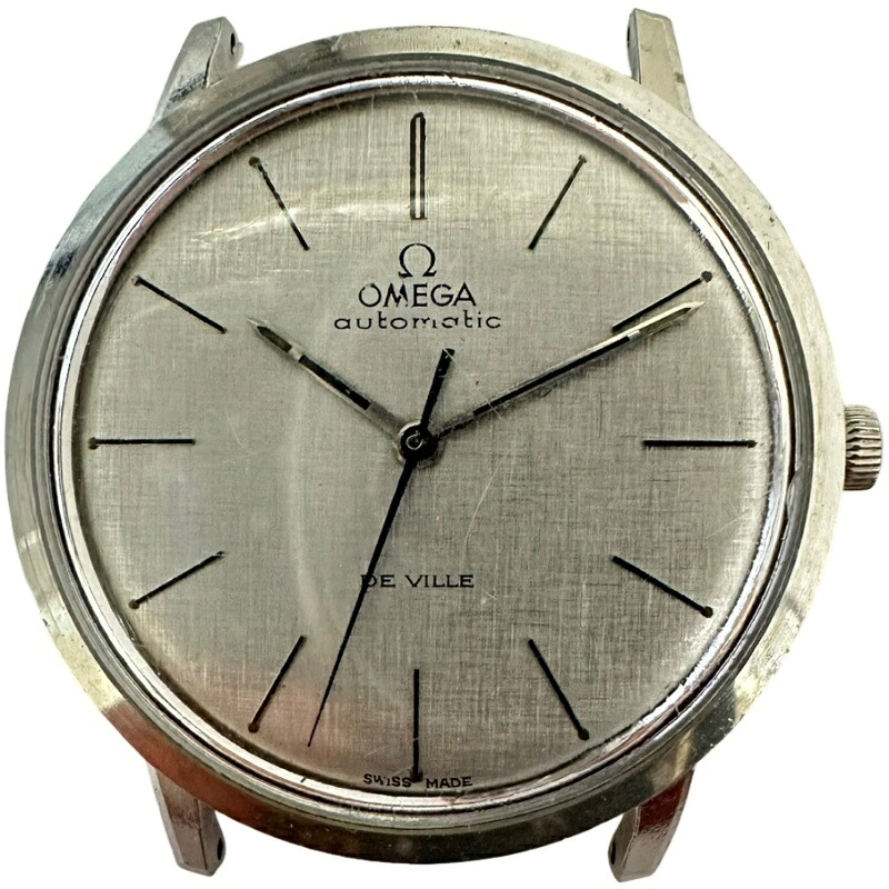 OMEGA ゼロ 天魔波旬 165.008 ウオッチメンズ 自動小銃一巻き しろがね色文字記号盤 動くこと品 【ジャンク品】 32605K360