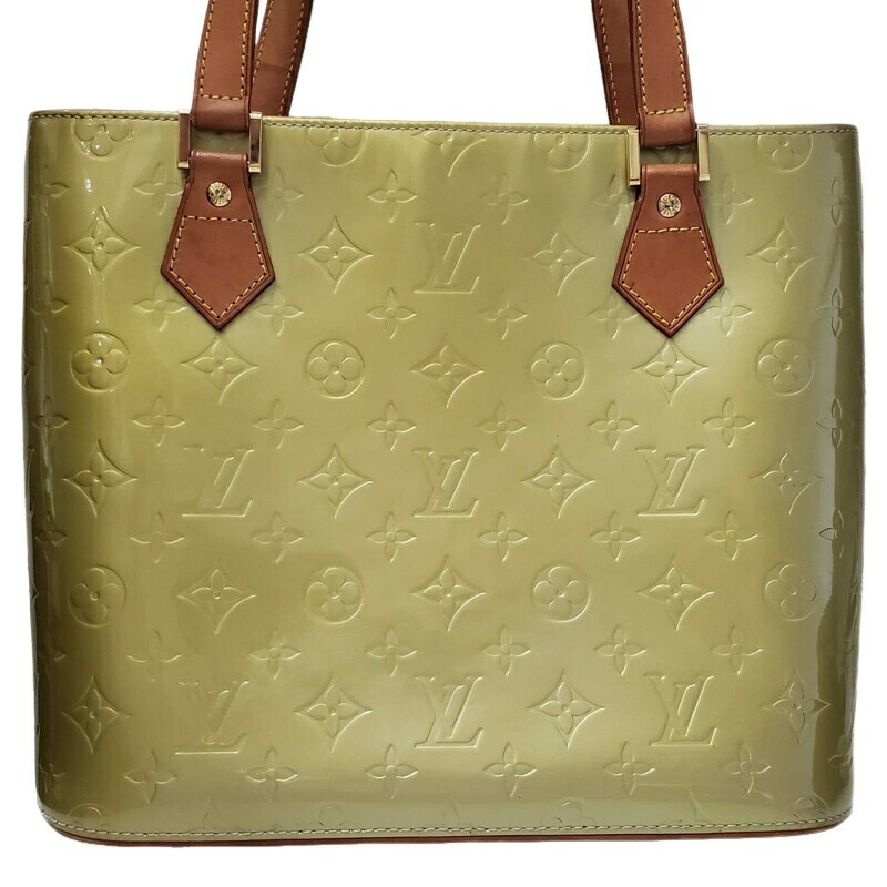 LOUIS VUITTON ルイヴィトン ヒューストン M91303 青色 モノグラム ヴェルニ ハンドバック レディース 【中古】 32605K322